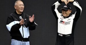 現代自動車グループのチョン会長とトヨタ自動車の豊田会長、「未来車のハンドル」握った