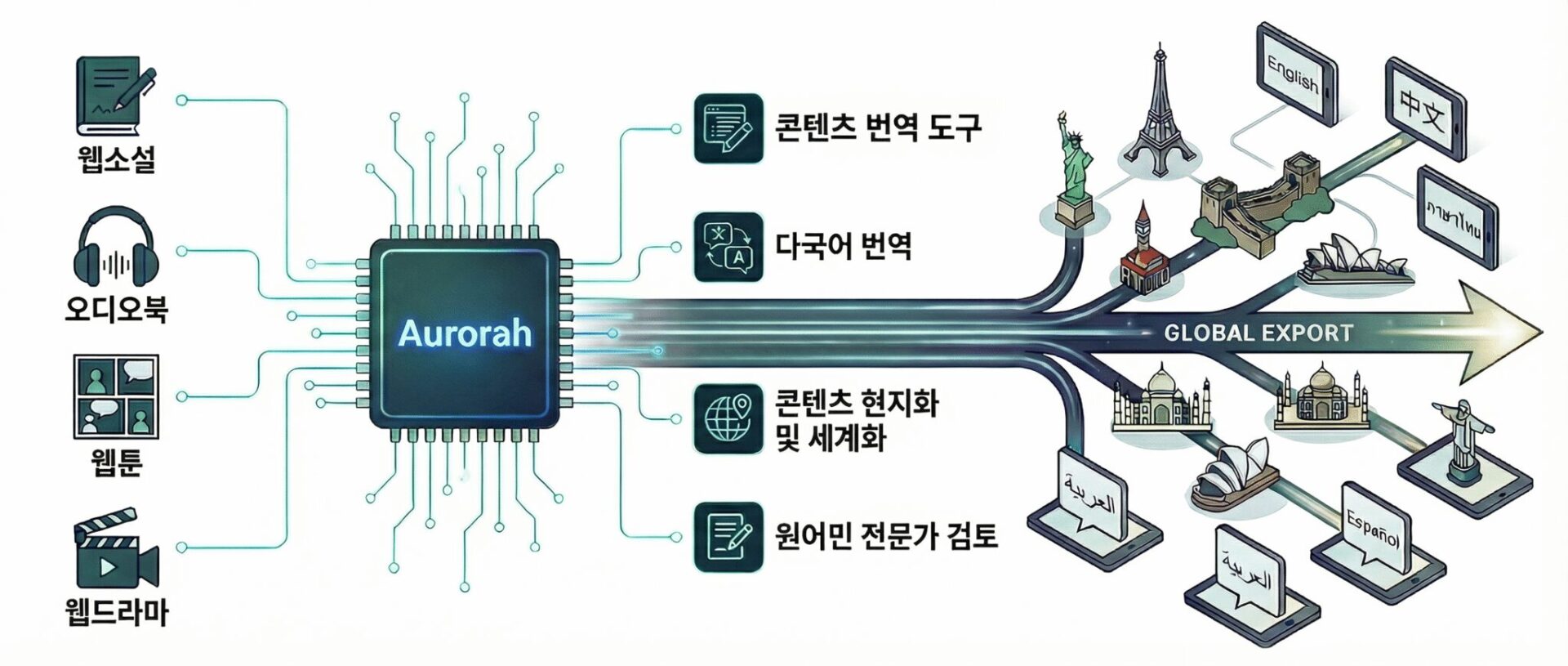HiveMind 、AIソリューション「Aurorah」でウェブ小説輸出費用の障壁を下げる… 日本市場攻略